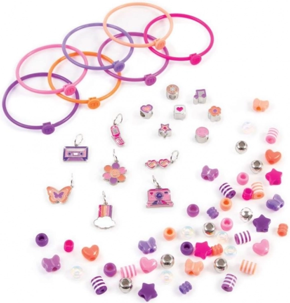 Completo set de cuentas y colgantes de colores