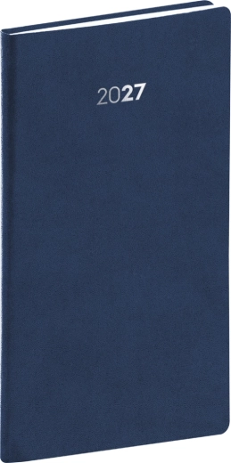 Agenda de bolsillo Notique Balakon 2027 azul marino 9 × 15,5 cm