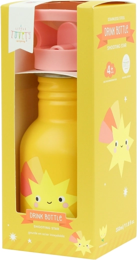 A Little Lovely Company botella de acero inoxidable de una sola pared para beber 350 ml – cometa