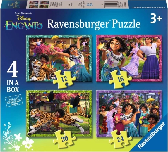 RAVENSBURGER puzzle ENCANTO 4 en 1 (12–24 piezas)