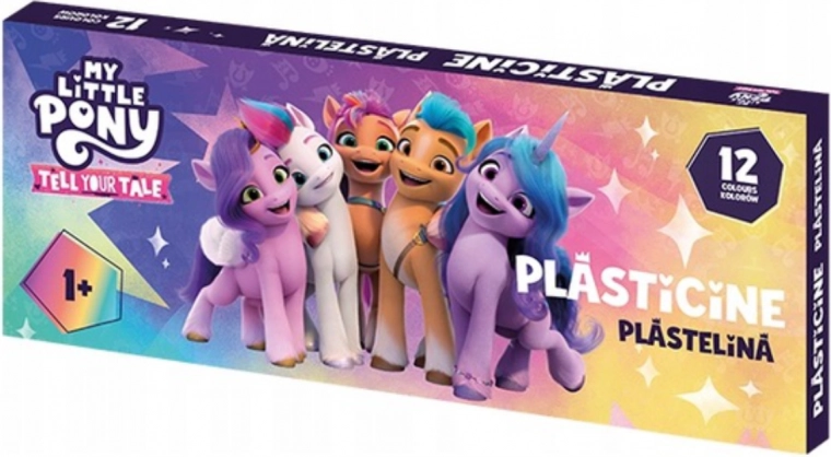 Plastilina ASTRA – 12 colores, motivo MY LITTLE PONY