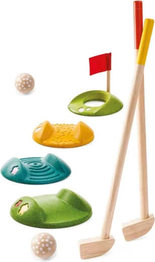 PlanToys set de minigolf para niños