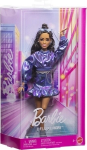 Barbie deluxe modelo en vestido azul