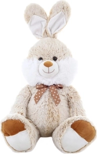 Conejito de peluche sentado con lazo, 100 cm