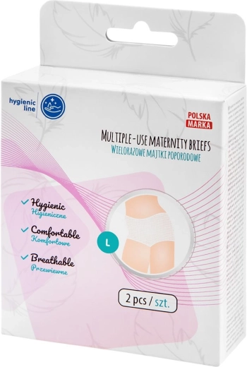 Braguitas posparto de malla Akuku reutilizables, talla L