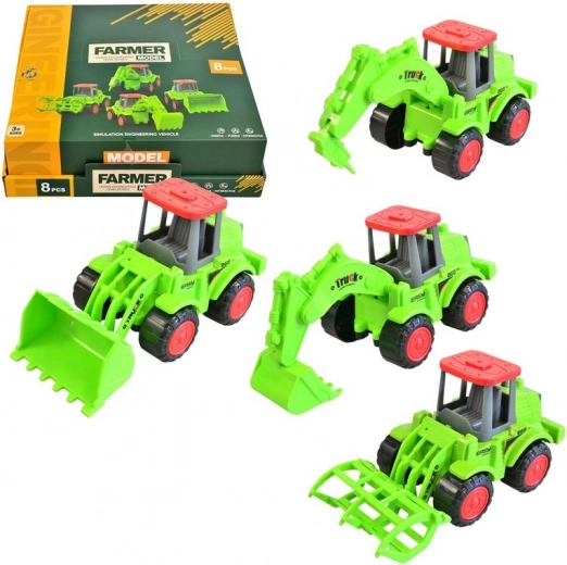 Vehículo de construcción con volquete, 15 cm