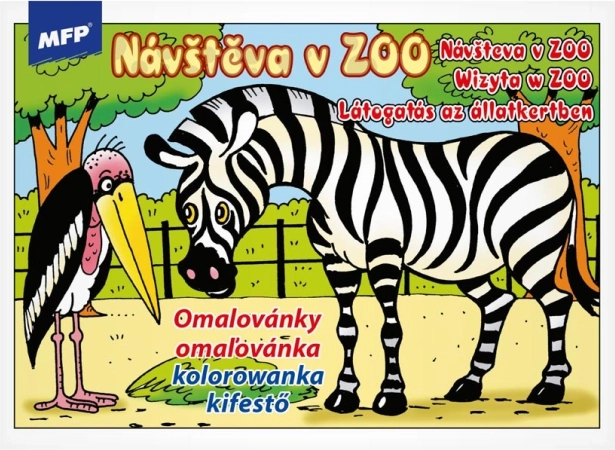 Cuaderno infantil para colorear Visita al Zoo