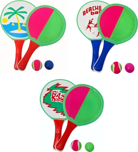 Paletas 2 en 1 Catch Ball con pelotas
