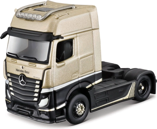 Maisto Mercedes-Benz Actros 1851 dorado-negro 1:64