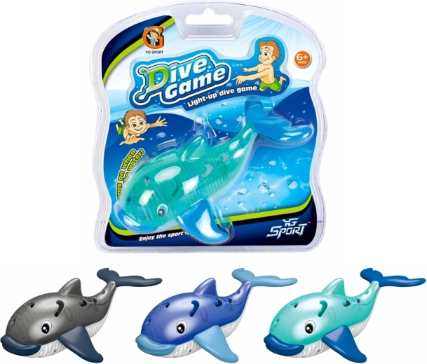 Ballena buceadora Sparkys con luz (3 diseños)