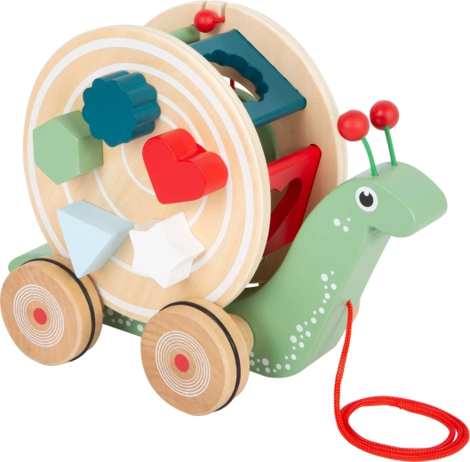 Caracol de arrastre de madera con clasificador