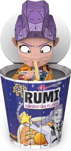 FDP K-POP vaso de ramen con figura de Rumi (Demon Hunters) – puzzle 3D - 1 unidad