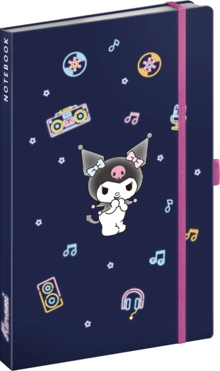Cuaderno rayado Notique Notes Kuromi 13 × 21 cm
