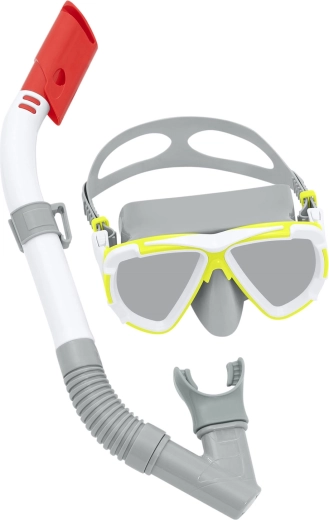 Set de snorkel Bestway blanco para jóvenes