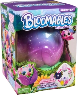 Hatchimals Bloomables flor Puppyfly con transformación en mariposa y accesorios - 1 unidad