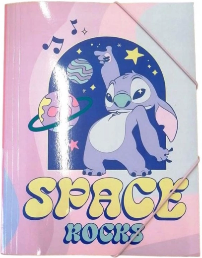 Carpetas para cuadernos Lilo y Stitch A4 con goma elástica - 1 unidad