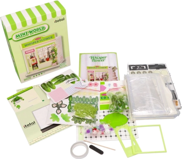 i-Total mini floristería – diorama DIY para montar
