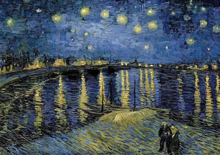 Puzzle serie Museum: noche estrellada II 1000 piezas