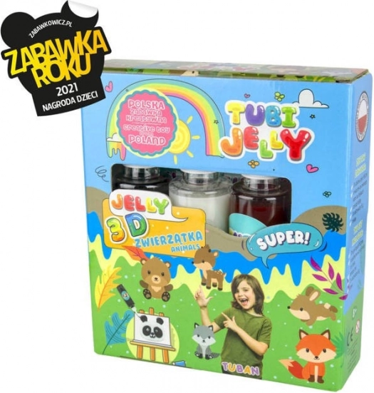 Set Tubi Jelly 3 colores – animalitos