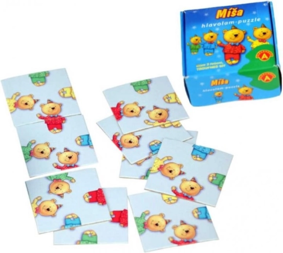 Rompecabezas de ingenio Míša – 9 tarjetas en una caja