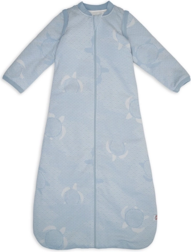 Saco de dormir Lodger con mangas desmontables matcha blue fogg, talla 68/80