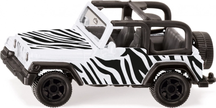 Siku Jeep Wrangler Safari – modelo metálico 1:55 con enganche de remolque