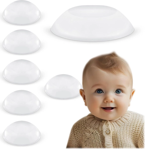 Protectores de silicona para paredes y muebles (6 uds.)