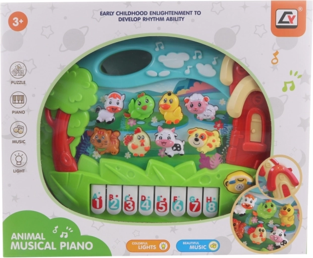 Diversión musical con 8 teclas