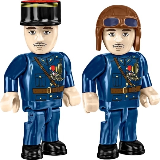 Minifigura de piloto con accesorios
