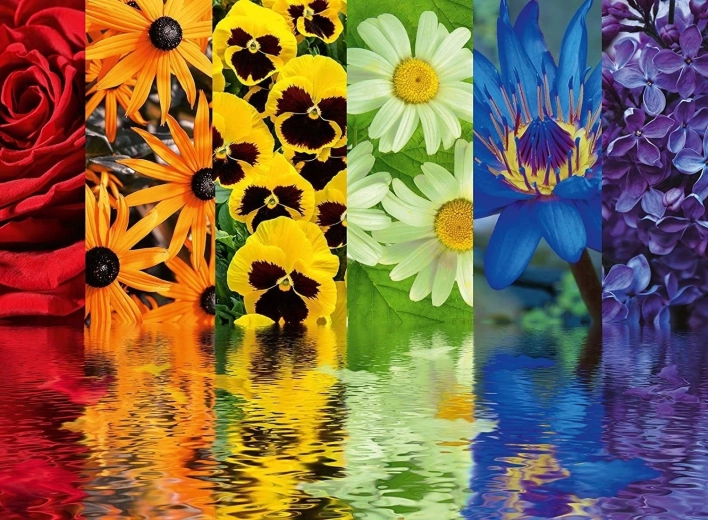 Puzzle Ravensburger Patrones florales 500 piezas