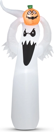 Fantasma de Halloween inflable con iluminación LED de 180 cm