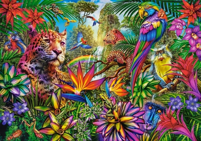 Puzzle Moda de la jungla 500 piezas CASTORLAND