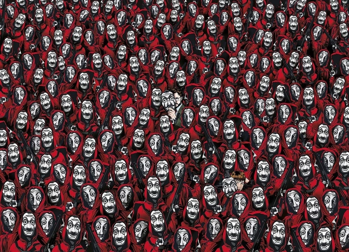 Puzzle Clementoni Impossible Netflix La Casa de Papel 1000 piezas