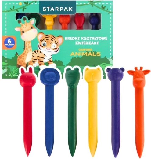 Ceras con animales 6 colores