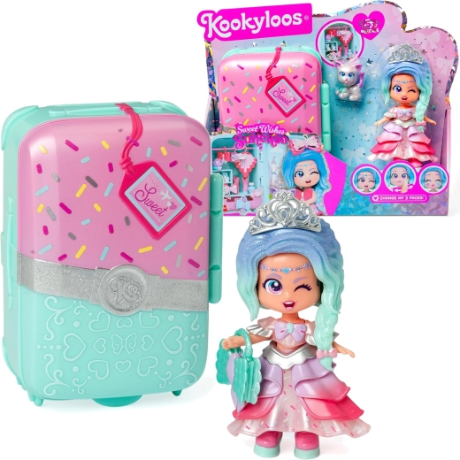 KookyLoos Sweet wishes maletín con muñeca y accesorios