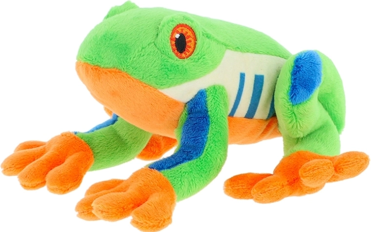 Rana arborícola de peluche Keeleco de 15 cm