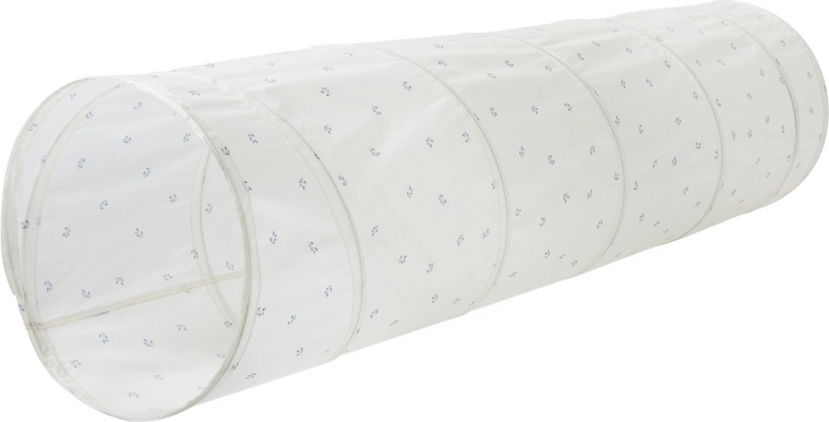 3 Sprouts túnel de juego infantil de poliéster reciclado Blueberry Ivory