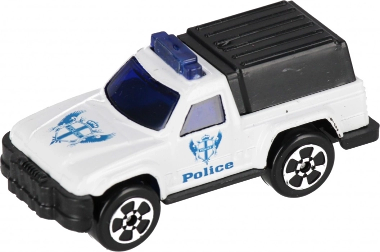 Cochecito de policía incluido en el set