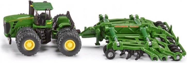 Modelo de tractor JOHN DEERE 9630 con esparcidor AMAZONE
