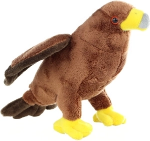 Águila parda de peluche 16 cm