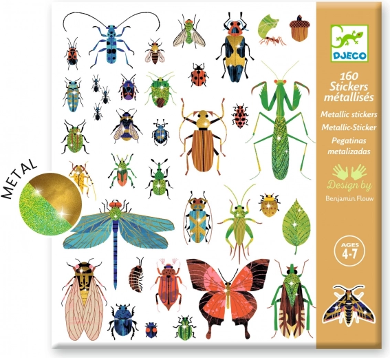 Pegatinas metalizadas Microcosmos
