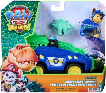 Patrulla Canina: película Dino vehículo de rescate Chase Dino Rescue Cruiser con figuras