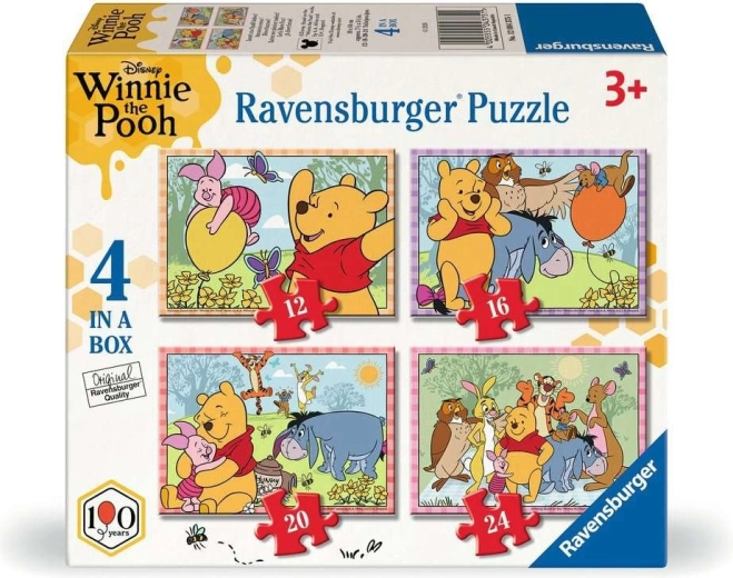 Puzzle Ravensburger Winnie the Pooh 4 en 1 (12, 16, 20, 24 piezas)