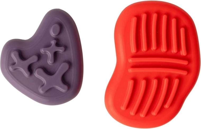 MOMS CARE Piedras sensoriales antiestrés Pink & Purple - 2 unidades