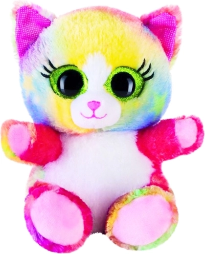 Gatito de peluche Lashy Colourfull 15 cm - 1 pieza