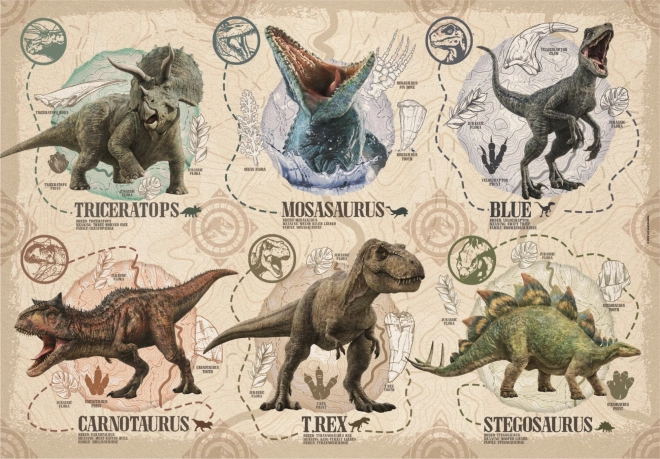 Puzzle Jurassic World 104 piezas CLEMENTONI