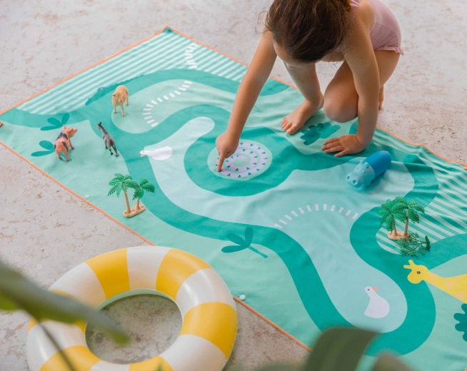 Quut toalla infantil safari 180 × 100 cm