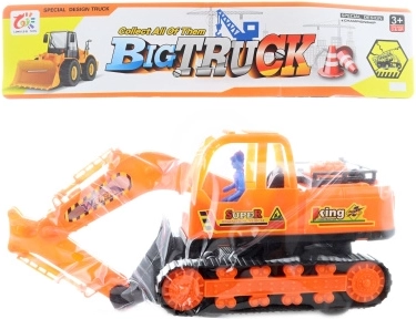 Excavadora de orugas de plástico – juguete para niños 3+