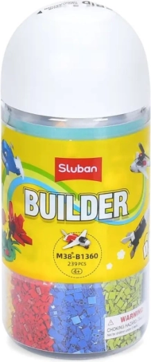 Sluban Builder juego de construcción 6 en 1 – set creativo de 239 piezas