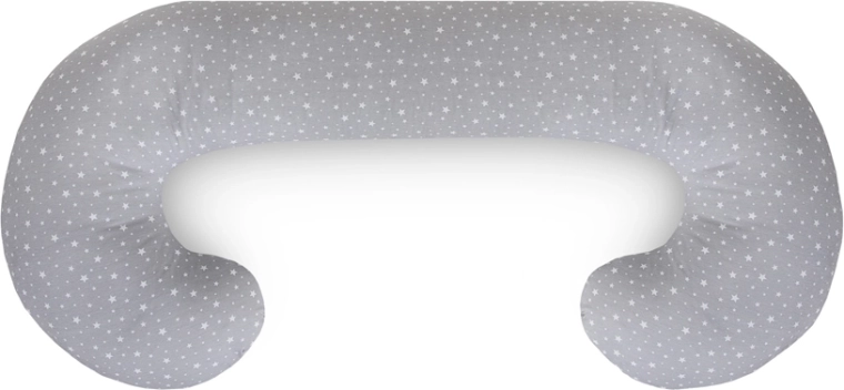 Almohada de lactancia y de embarazo Ceba Cebuška Duo jersey grey stars 300 cm